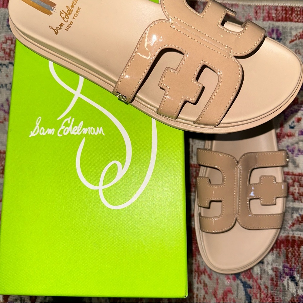 Sam Edelman Nude Slide Sandals Valeri